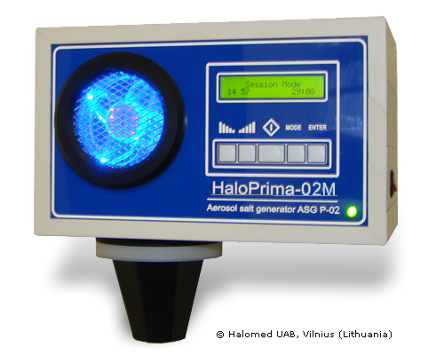 Medical Class IIa Halogenerator HaloPrima-02M (Halomed UAB, Lithuania)